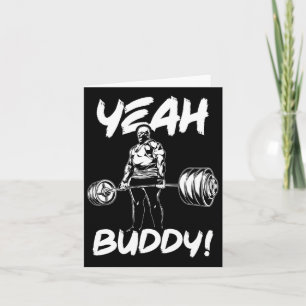 Yeah Buddy - Ronnie Coleman Bodybuilding Gym Motiv Card