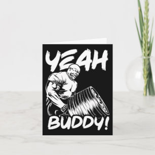 Yeah Buddy - Ronnie Coleman T-bar Row - Gym Motiva Card