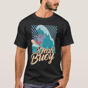 Yeah Buoy Hippopotamus Beach Summer Vacation 2 T-Shirt