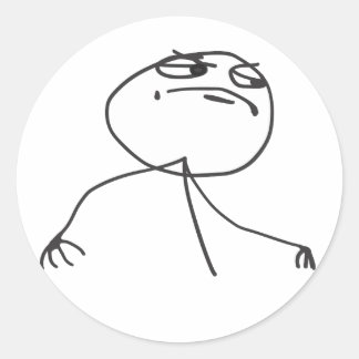 Yeah Classic Round Sticker