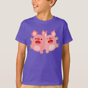 YEAH!! Cute Cartoon Pigs Children T-Shirt