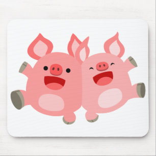 YEAH!! Cute Cartoon Pigs Mousepad