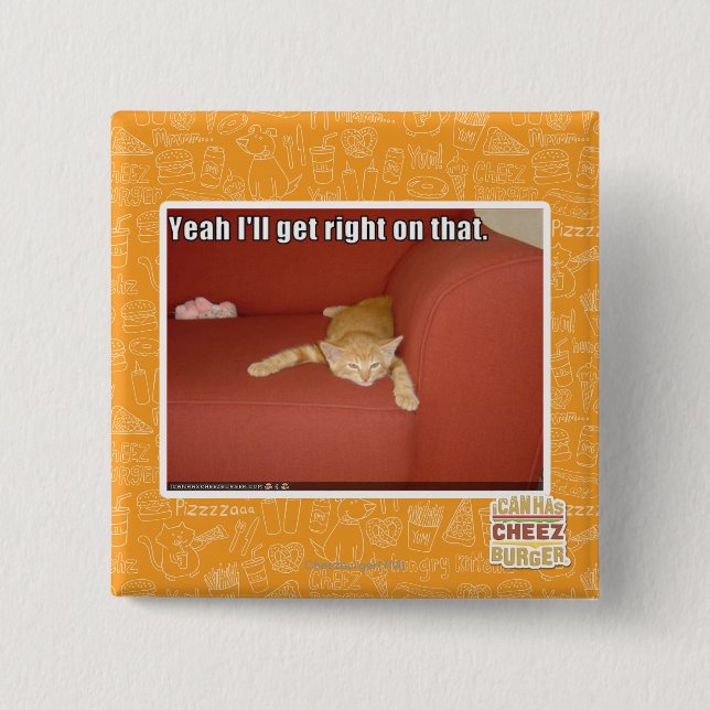 Yeah I'll get right on that. 15 Cm Square Badge (Front)