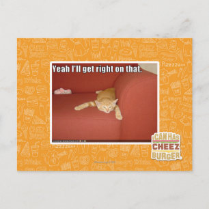 Yeah I'll get right on that. Postcard