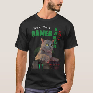 Yeah Im A Gamer My Wife Left Me T-Shirt