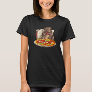 Yeah I'm Into Fitness  Fitness Whole Pizza   Dog T-Shirt