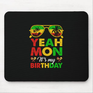 Yeah Mon Jamaican Jamaica Birthday Party Girls Wom Mouse Mat