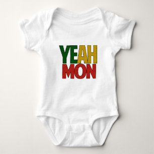Yeah Mon Jamaican Vacation Baby Bodysuit