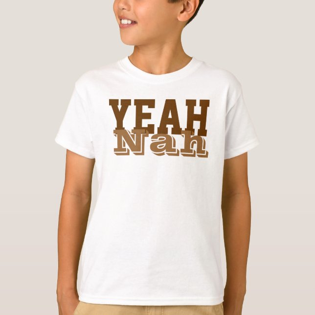 yeah  nah T-Shirt (Front)