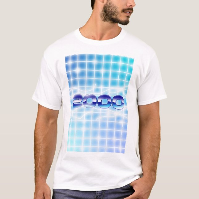 Year 2000 graphic accent pillow T-Shirt (Front)