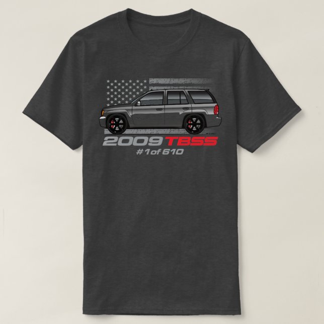 Year 2009 Multicolor Black Wheels T-Shirt (Design Front)