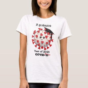 year 2020 graduation Coronavirus COVID-19 graduate T-Shirt