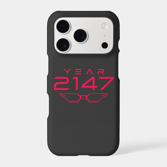 YEAR 2147 Cyberpunk Sci Fi Retro Futuristic Space (Back)