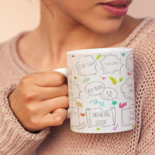 Year Born Birth THIS IS YOUR LIFE add MILESTONES Coffee Mug