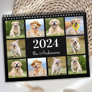 Year Create Your Own Family Dog Personalised Photo Calendar