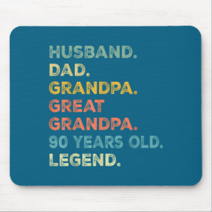 Year Funny Husband Dad Grandpa Great Grandpa Mouse Mat