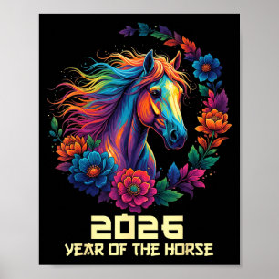 Year Horse Happy Chinese 1 Poster