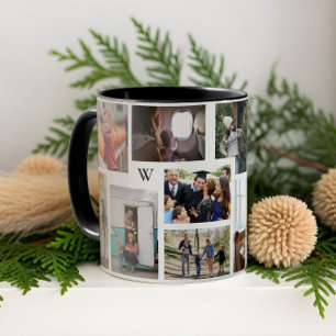 Year in Moments Family Photo Collage Keepsake Gift Mug
