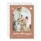 Year In Review Boho Arch Photo Christmas Card
