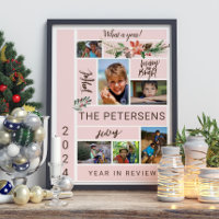 Year in Review Family Photo Collage Album