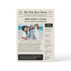 Year In Review Happy New Year Newspaper