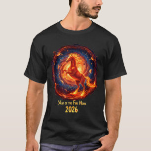 Year New Fire Horse Chinese Lunar Celestial T-Shirt