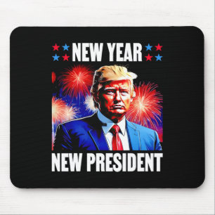Year New President Trump 2024 Mouse Mat