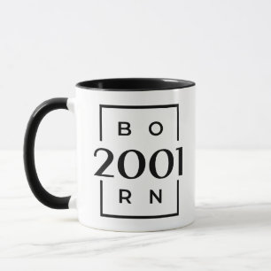 Year of birth 2001 mug