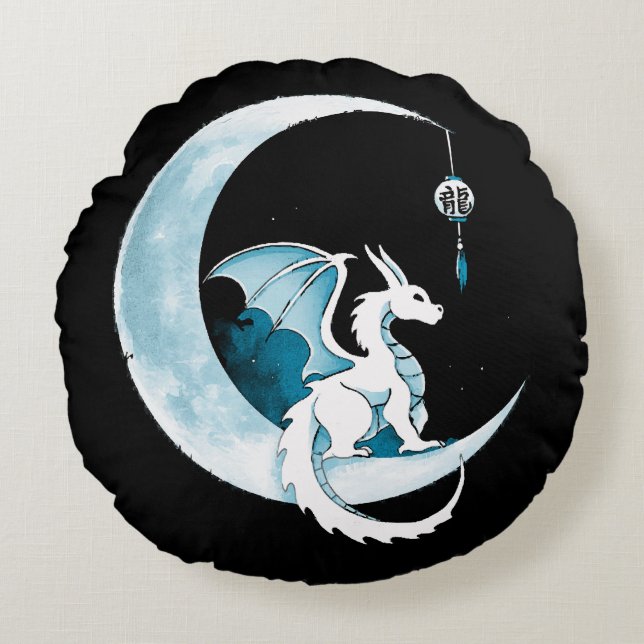 Year Of Dragon Round Cushion (Front)