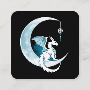 Year Of Dragon Square Business Card