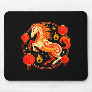 Year Of Horse 2026 Lunar New Year Chinese New Year Mouse Mat