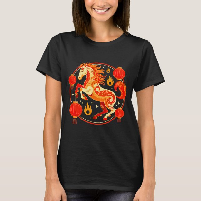 Year Of Horse 2026 Lunar New Year Chinese New Year T-Shirt (Front)