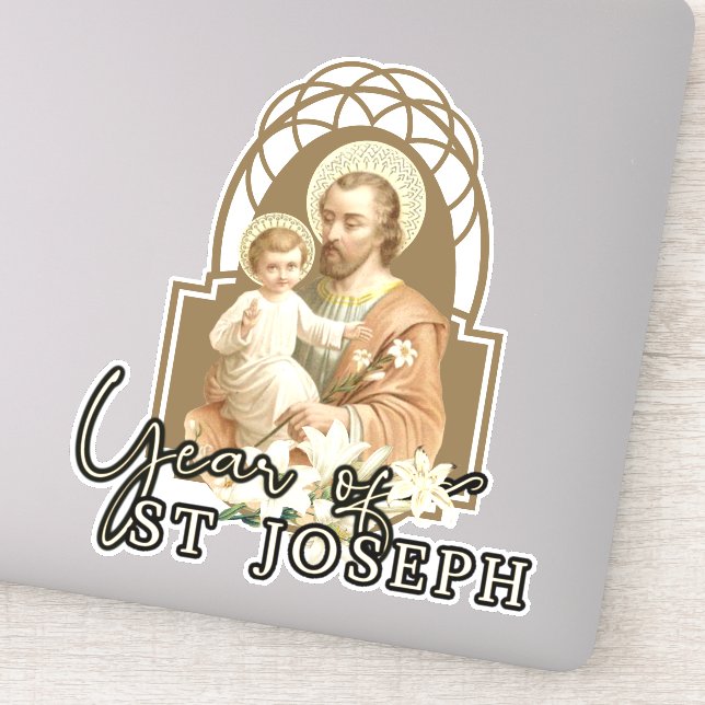 Year of St. Joseph Child Jesus Catholic Prayer (Detail)