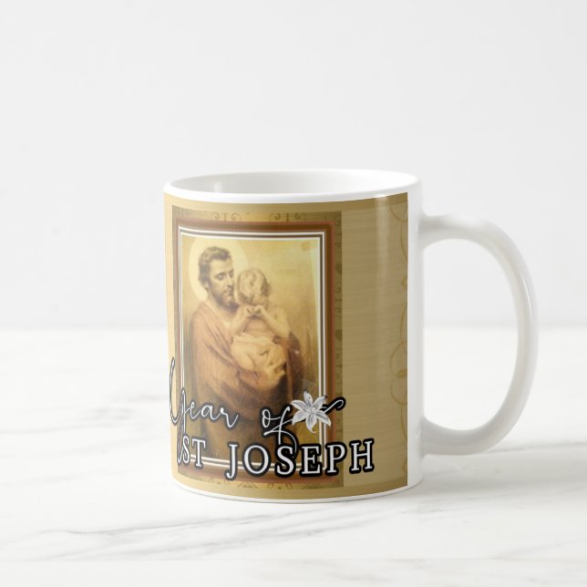Year of St. Joseph Religious Catholic Commemorate Coffee Mug (Right)