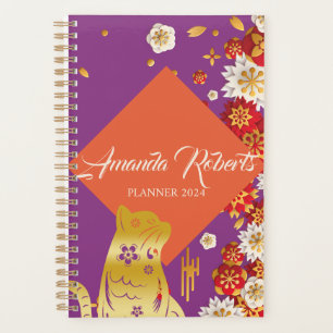 Year Of The Cat 2024 Flowers Planner