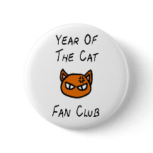 Year Of The Cat Fan Club Button