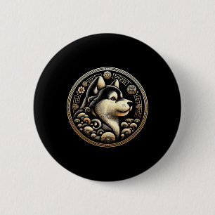 Year Of The Dog 2030 Lunar New Year Chinese New Ye 6 Cm Round Badge