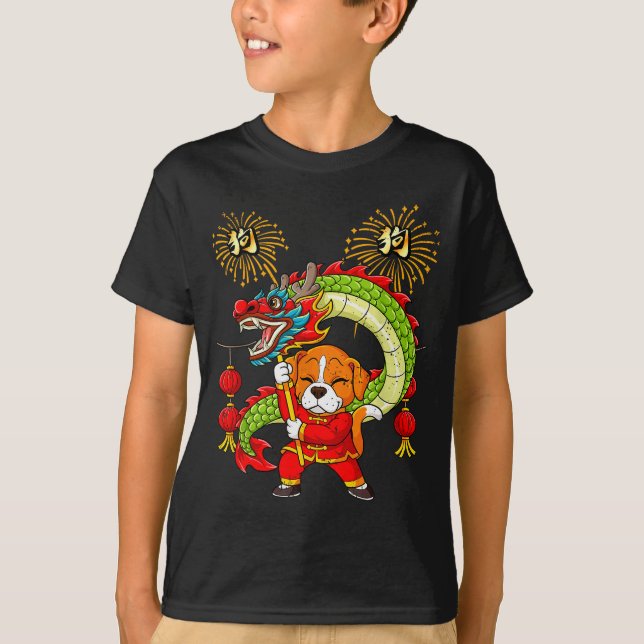 Year Of The Dog Chinese Lunar New Year For Men Wom T-Shirt (Front)