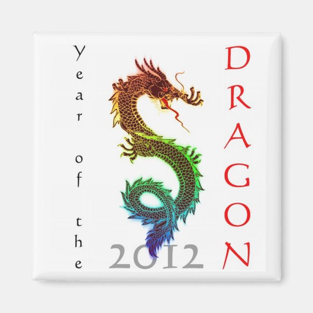 Year of the Dragon 2012 Magnet (Front)