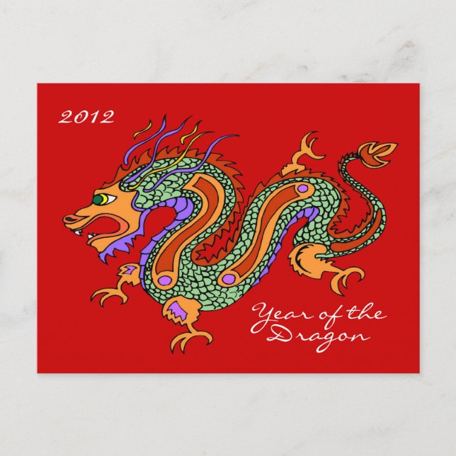 Year of the Dragon 2012 Postcard (Front)