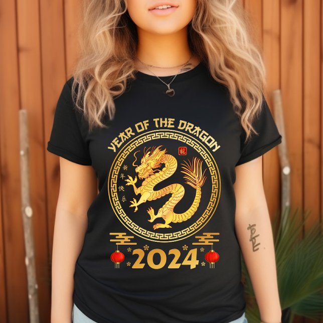 Year Of The Dragon 2024 - Chinese New Year 2024 T-Shirt (Creator Uploaded)