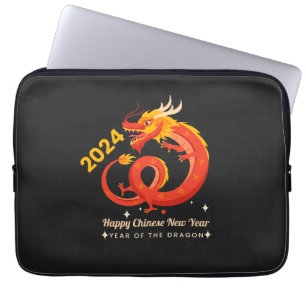 Year Of The Dragon 2024 Chinese New Year Laptop Sleeve