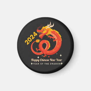 Year Of The Dragon 2024 Chinese New Year Magnet