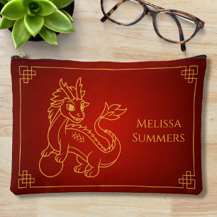 Year of the Dragon 2024 Chinese Zodiac Accessory Pouch
