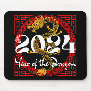 Year of the Dragon 2024 Chinese zodiac Mouse Mat