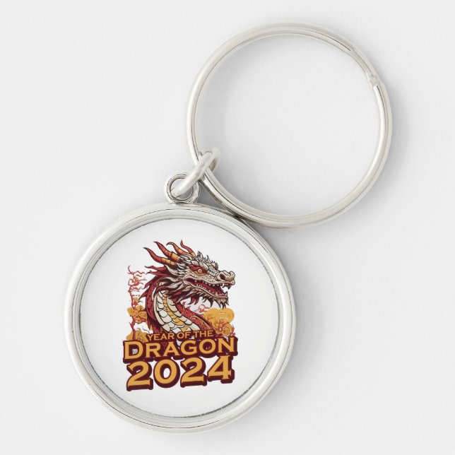 Year of the dragon 2024 key ring (Front)