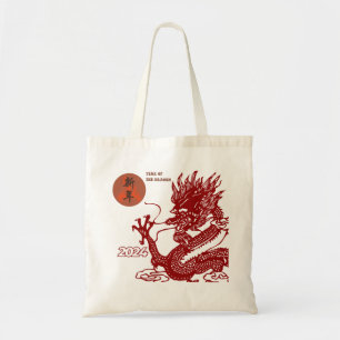 Year Of The Dragon 2024 Tote Bag