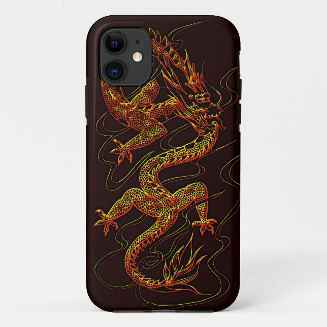 Year of the Dragon Asian Dragon design Case-Mate iPhone Case (Back)