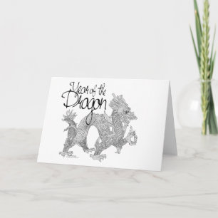 Year of the Dragon Card