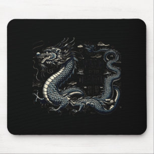 Year Of The Dragon Chinese Dragon Lunar New Year Mouse Mat